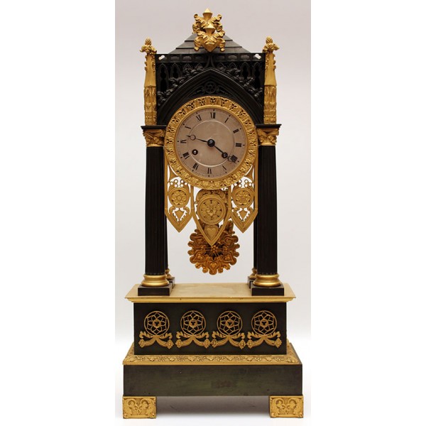 «Часы каминные с маятником Готический портал»