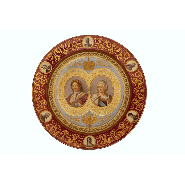 «Тарелка декоративная Петр I и Екатерина II»